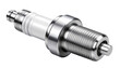 © Innovative Shots - Industrial stainless steel threaded plug connector with precision machined surface and cylindrical body isolated on white background