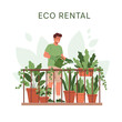 © ismail - Urban Balcony Garden Plant Care And Watering With Eco Rental Services