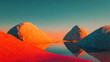 © Concept Photo Studio - Paysage minimaliste avec dunes et eau