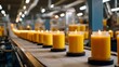 © Taisiia - Manufacturing of vibrant candles in a contemporary factory setting