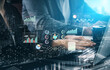 © InfiniteFlow - A data analytics interface for visualizing business performance metrics. A collection of charts and graphs for strategic reporting and company analysis. Motif