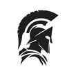 © Fajriarianto - Spartan warrior icon silhouette illustration visual representation that symbolizes strength, discipline, courage, and toughness of the ancient Greek military. This icon is often used in logos, symbols