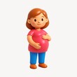 © Rawpixel.com - Cute pregnant woman illustration.