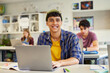 © Rido - Portrait of smiling student in classroom at secondary school