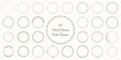 © PixMarket - Set of 28 hand drawn decorative circle frames and borders