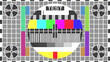 © Kamalchanzada  - A classic television test pattern with a grid background and colorful bars