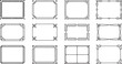 © Vector_Graphic - Collection of 12 Decorative Rectangular Frames