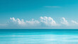 © SHOKO - 澄み渡る青い空と穏やかな夏の海の背景素材