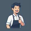 © jinguji_teacher - 男性店員のイラスト7 - 男性店員のイラスト4