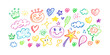 © Rabbi - A vibrant and colorful array of various shapes and symbols representing love and positivity