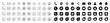 © Point Nemo - Contact and communication icon set in solid and line styles for Business card symbols, web and app design.