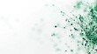 © Intelligent Horizons - A futuristic abstract depiction of a complex digital network featuring glowing green nodes and connecting lines against a clean bright white background with a sense of depth