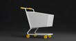 © PixelPulse - A Clean, Minimalist White Shopping Cart with Yellow Accents