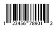 © Tania - Black and white barcode with numerical digits for product identification and retail scanning
