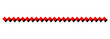 © Pixrow - Red and black zigzag diamond border line