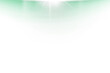 © APmit - Green Radiant Glow Top Light on White Transparent Background
