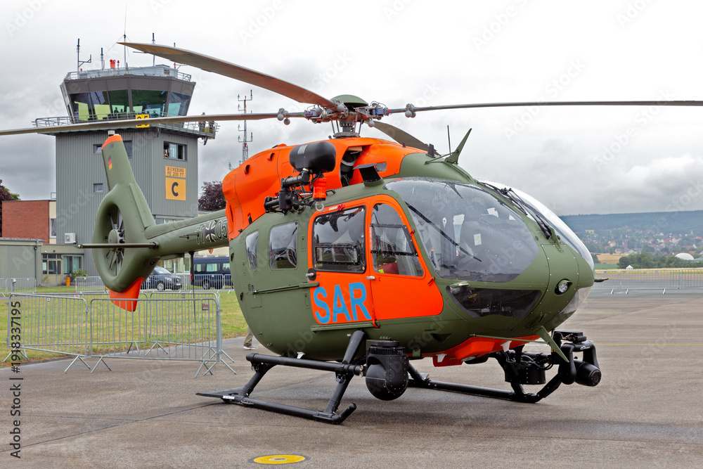 Airbus H145M multi-role helicopter configured for search and rescue ...