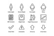 © Cali6ro - Body weight icons: underweight to obese, bmi tools, and indicators