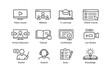 © Cali6ro - Online education icons set for learning and teaching concepts