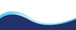 © raudatul - Abstract Blue Wave Header Background with Modern Corporate Curve Design