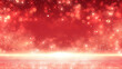© i m - 母の日やバレンタイン、クリスマス　赤とゴールドの輝く光の粒子とボケ味の華やかなバックグラウンド素材