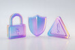 © putra sujiwo - Digital security icons for protection.
