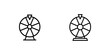 © MstPoliAkther - Wheel of fortune icon, spinning prize wheel, gambling and luck concept, game show element, simple flat vector illustration