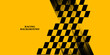 © alinasirulloh - Racing background, sports race banner with dynamic grunge checkered shape ideal for sport themed events, racing posters, promotional flyers, cover, presentation backdrop and social media