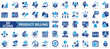 © Uniconlabs - product selling icon set flat style illustration. containing customer journey, bundle deals, flash sales, shipping options, checkout process, payment gateway, value proposition, storefront design