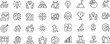 © Deloara - Startup web icons. Business, Creative, idea, marketing, target, developement, collection. Editable stroke. Vector
