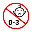 © Muhammad - Prohibited symbol for children under three years old