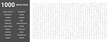 © Digital Bazaar - Set of 1000 thin line icons covering business, technology, medical, food, drinks, education, transportation, shopping, furniture, fitness, nature, gaming, history, monuments, infographics, geometry,