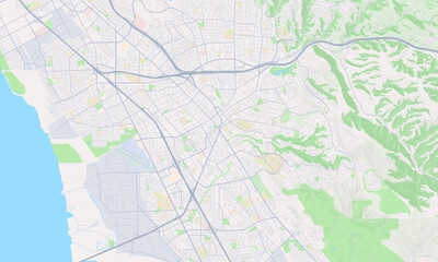  Hayward California map