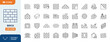 © Cetacons - Brick icon set. Contain icons related to Brick wall, brickwork, brick, build, and more. Editable stroke. Vector Illustration