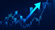 © Miha Creative - Trade business analytics graph and financial chart investment. Stock market investment trading graph and crypto currency.