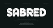 © Font - Introducing Sabred Font Typography Design