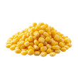 © Ali Khan - A vibrant pile of golden yellow corn kernels is displayed perfect for various design projects on transparent background