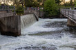 © Iryna - Water cascading over concrete dam in Smiths Falls, Canada