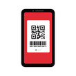 © いらもり - 鮮やかなカラーのスマホ決済画面イラスト | QRコード・バーコード・キャッシュレス支払い・モバイルアプリ