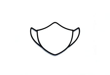 Naklejka na meble A vintage cartoon illustration set featuring a protective vector shield icon alongside a hot coffee cup, teapot, and kitchen cafe beverage symbols designed for a decorative tea art object