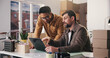 © WesJVR/peopleimages.com - Logistics, review or men in office with laptop, order track or inventory management for shipping. Distribution, collaboration or suppliers with tech, stock control or delivery update in supply chain.