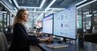 © Andrey Popov - Compliance Officer Monitors Business Security Regulations With Dashboard