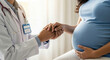 © PIX OF WORLD AI - Doctor Holding Pregnant Woman's Hands During Antenatal Check-up