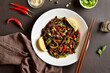 © voltan - Fried shredded beef steak in spicy, savoury, sweet chilli sauce