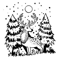  christmas theme illustration for design, poster, background, flyer, brochure, etc