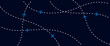 © Dipok - Airplane route pattern travel background vector illustration Air travel background design with airplane flight path pattern