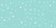 © zahrotul - A halftone-style pattern of light blue stars fading in size and density on a solid teal green background.