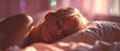 © @Luthfi - Woman sleeping on pillow in soft light close up photography