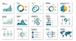 © Mungin - Collection of business charts and graphs for data analysis.