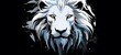 © landy - white lion vector illustration t-shirt design,generative AI